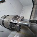 日本津上M08J-II数控车床，配8寸千岛液压卡盘加工直径.